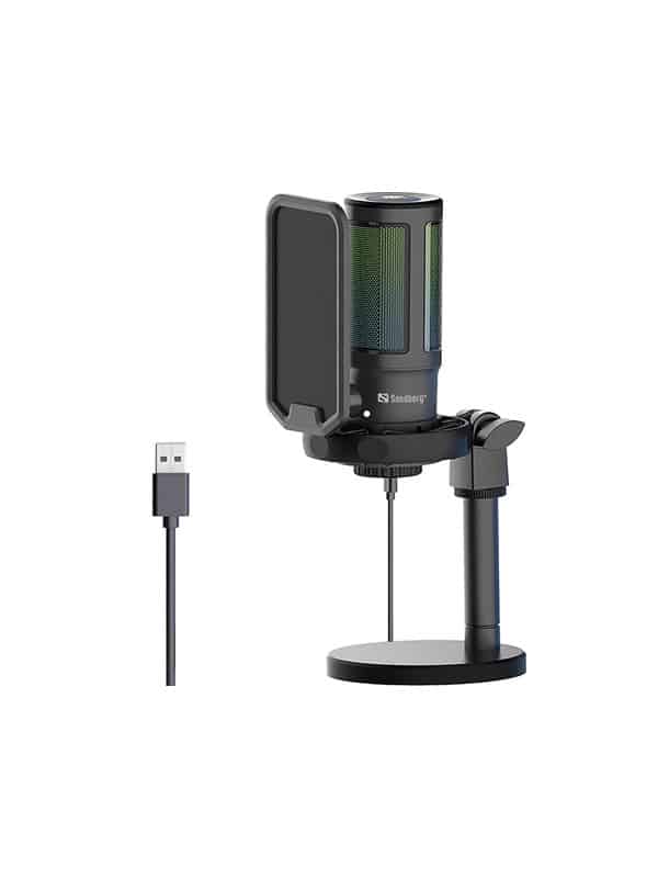 Sandberg Streamer USB Microphone RGB